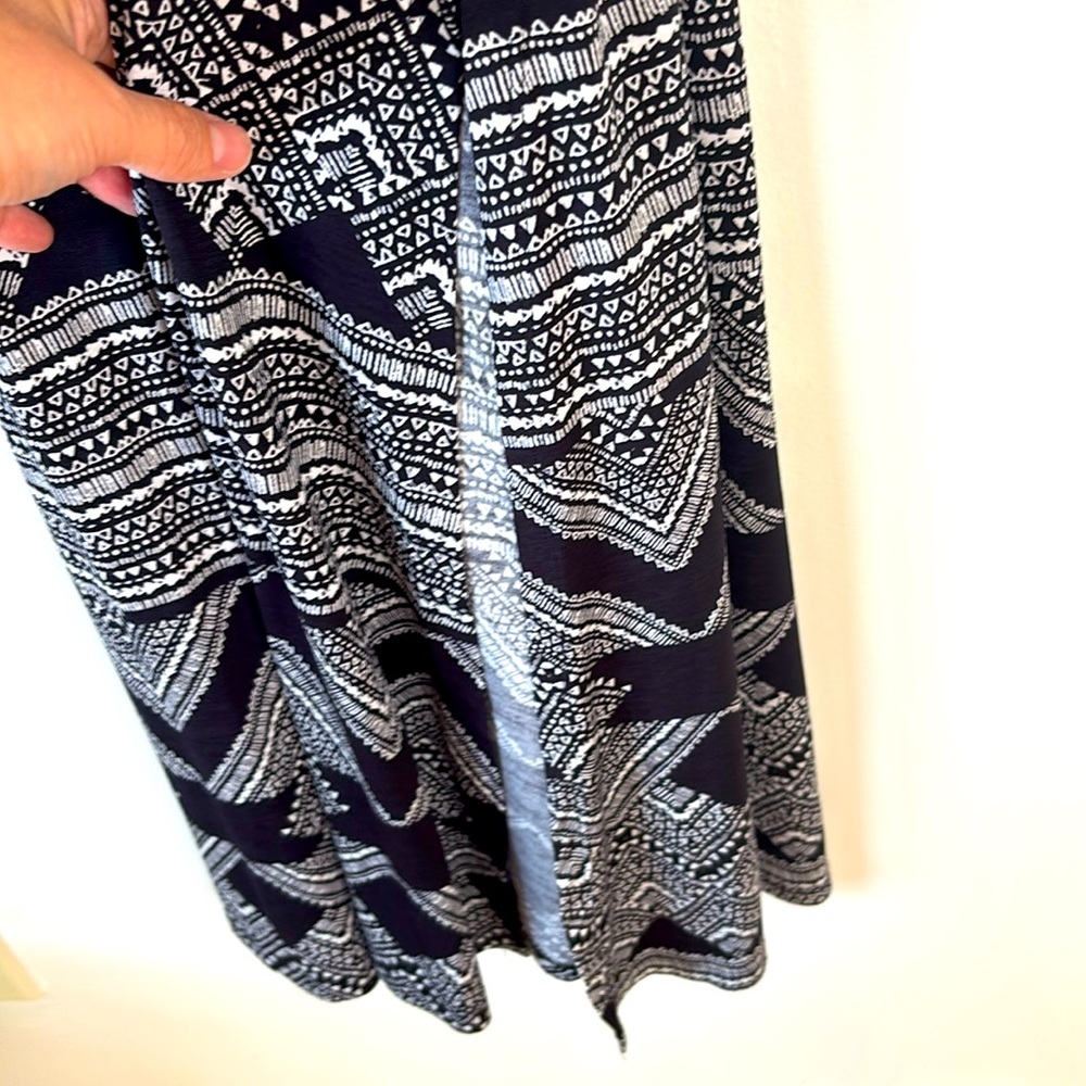 Maurices Black and White Spaghetti Strap Tribal Sundress - Picture 6 of 8
